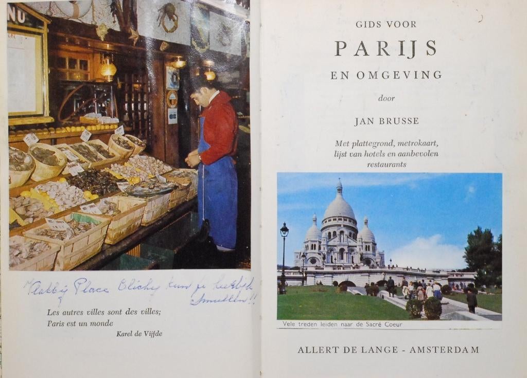 Gids voor Parijs en omgeving - Jan Brusse (1960), Verzenden, Europa, Reisgids of -boek, Gelezen