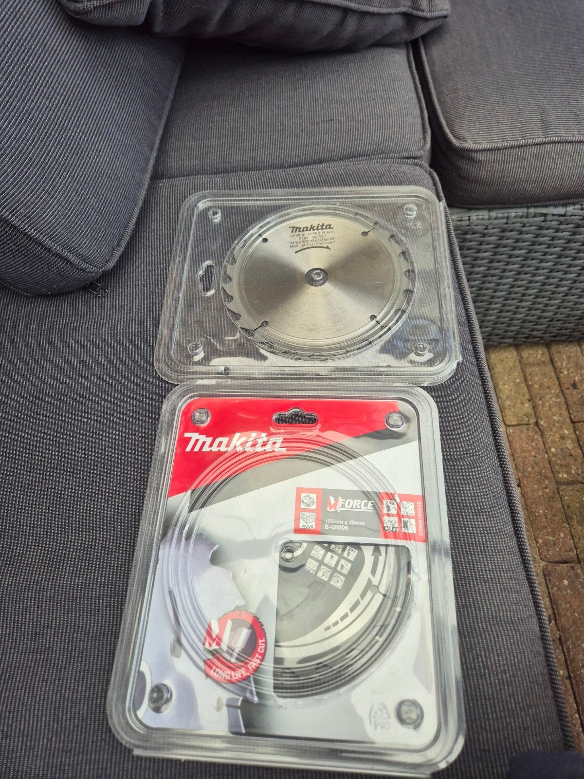 2 nieuwe makita zaagbladen cirkelzaag, Cirkelzaag, Nieuw, Ophalen of Verzenden, 30 tot 70 mm