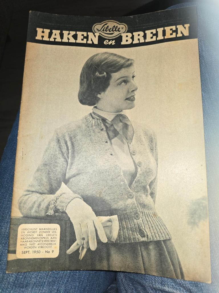 Libelle Haken en Breien nr 9 - September 1950, Ophalen of Verzenden