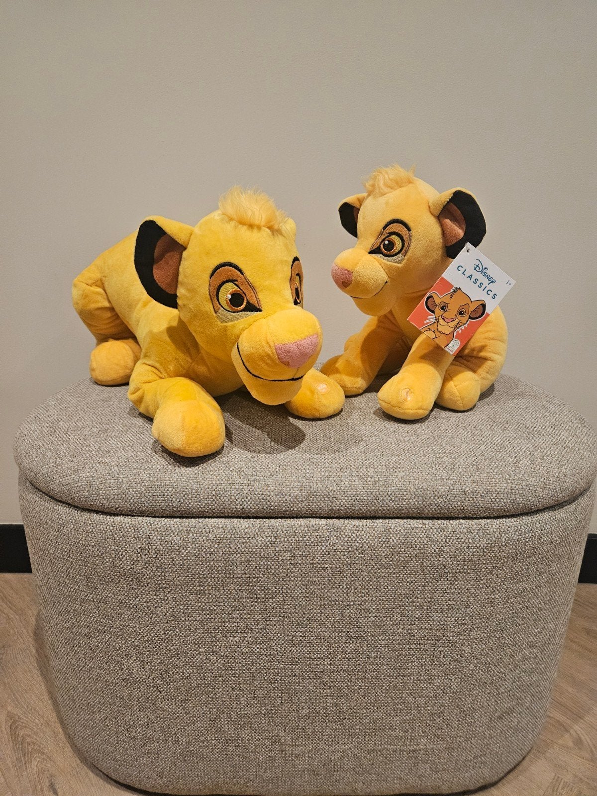 Disney Simba knuffel - De Leeuwenkoning, Disney, Disney, Geel, Ophalen of Verzenden