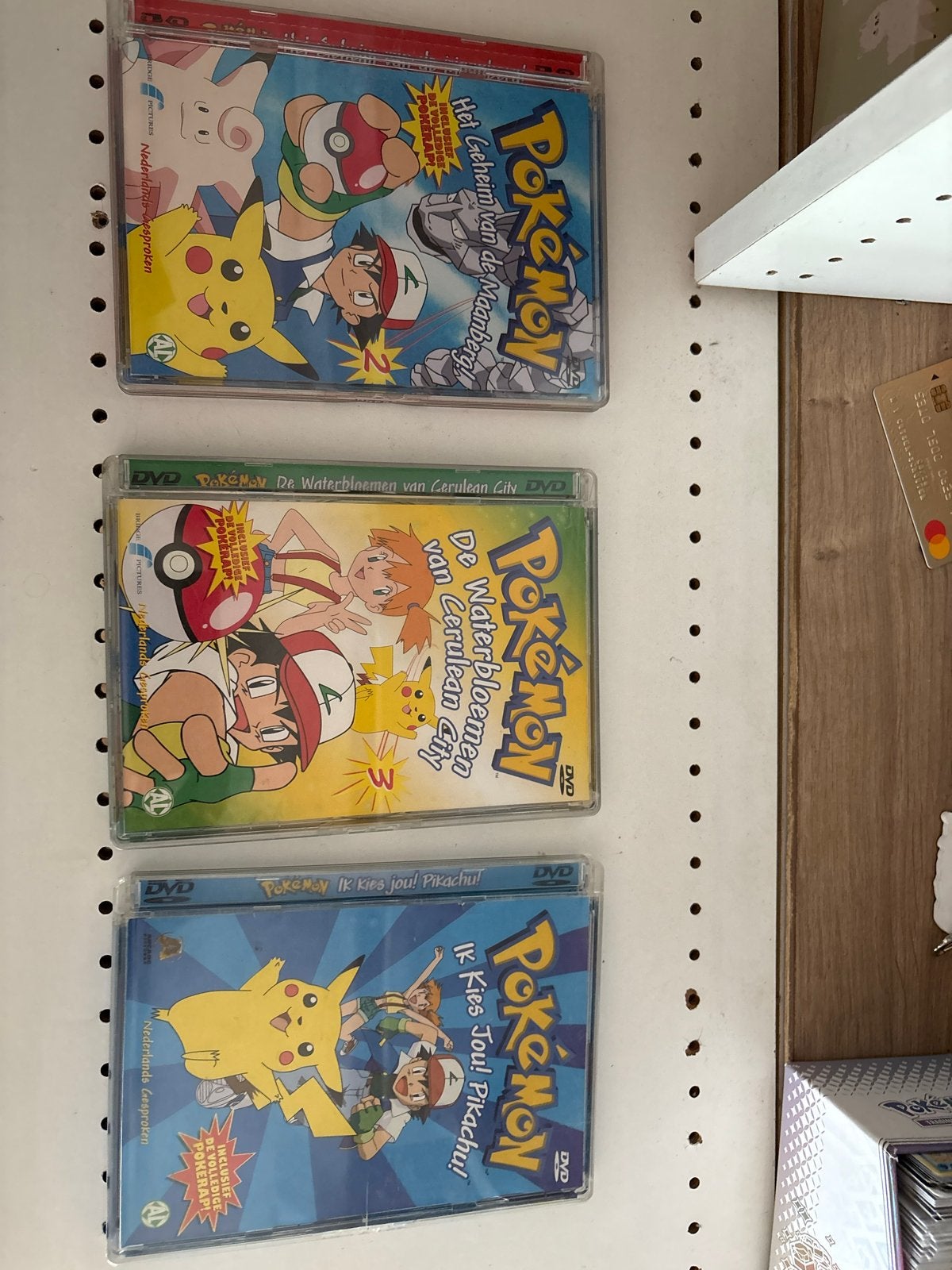 Vintage Pokémon dvd's uit 2000 - Set van 3, Ophalen, Gebruikt, Animatie, Alle leeftijden