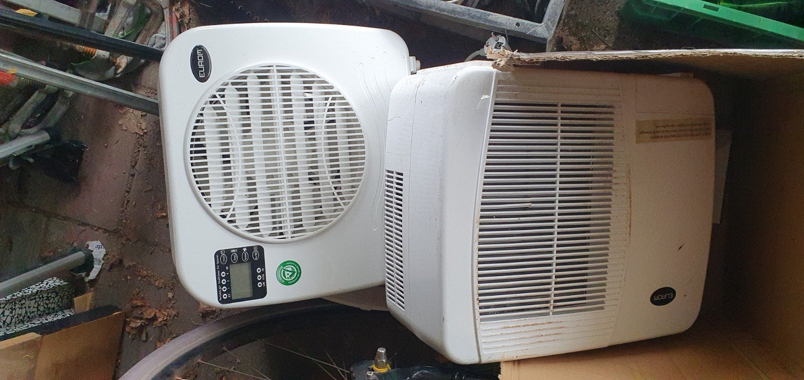 Mobile airco Erom, tweedelig, Caravans en Kamperen, Ophalen