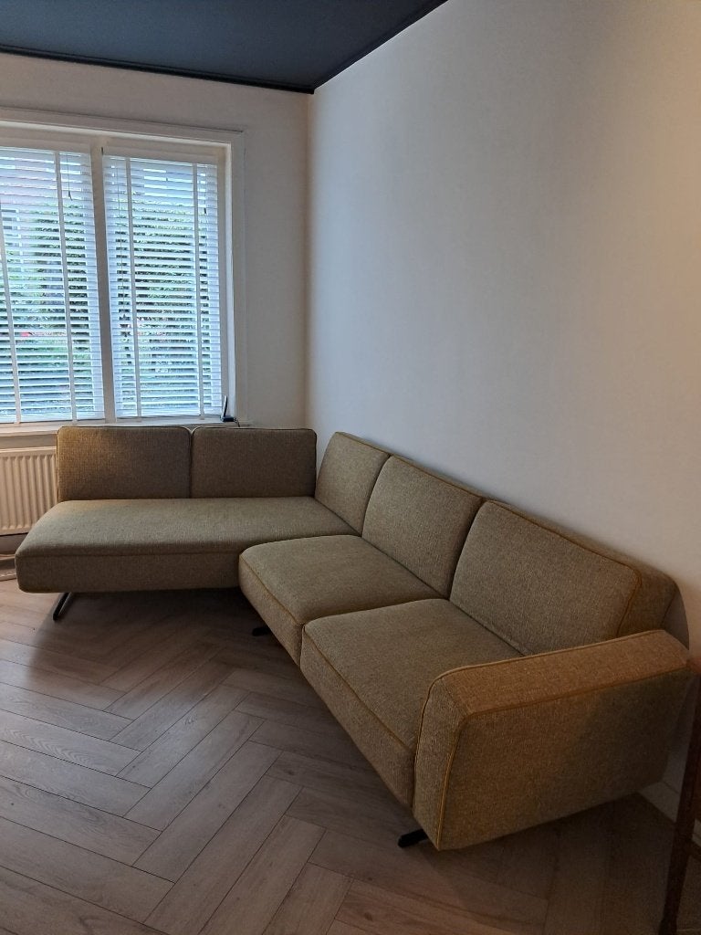 Montel Diagonal bank, Huis en Inrichting, Banken | Bankstellen, Ophalen, Gebruikt, Hoekbank, 300 cm of meer