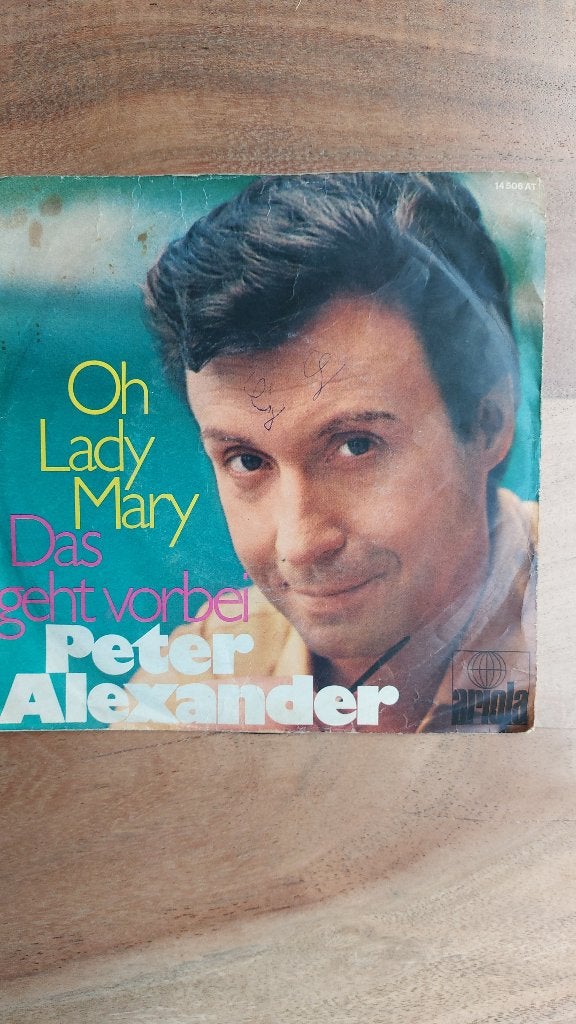 Peter Alexander  /  Oh lady Mary, Cd's en Dvd's, Gebruikt, 7 inch, Ophalen of Verzenden, Pop