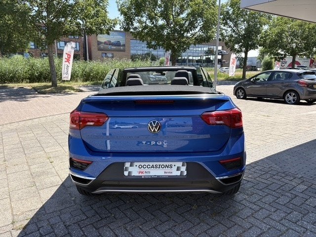 Volkswagen T-Roc Cabrio 1.5 TSI Style | Navi | Cruise | 67.9, Auto's, 12 maanden, Stof, 4 cilinders, Blauw