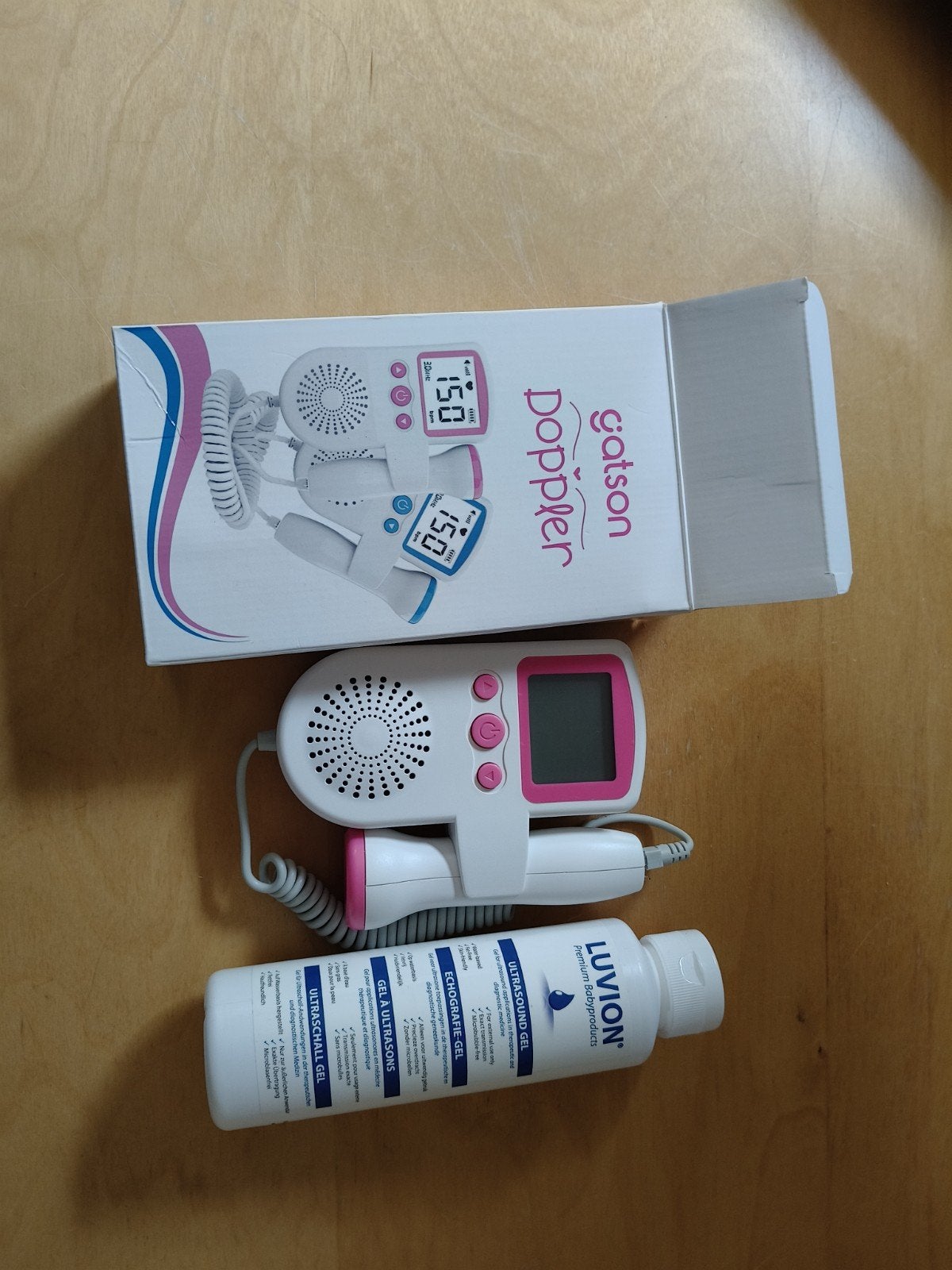 Gatson Doppler JSL-T501 Foetale Hartslagmeter met Gel, Ophalen of Verzenden, Zo goed als nieuw