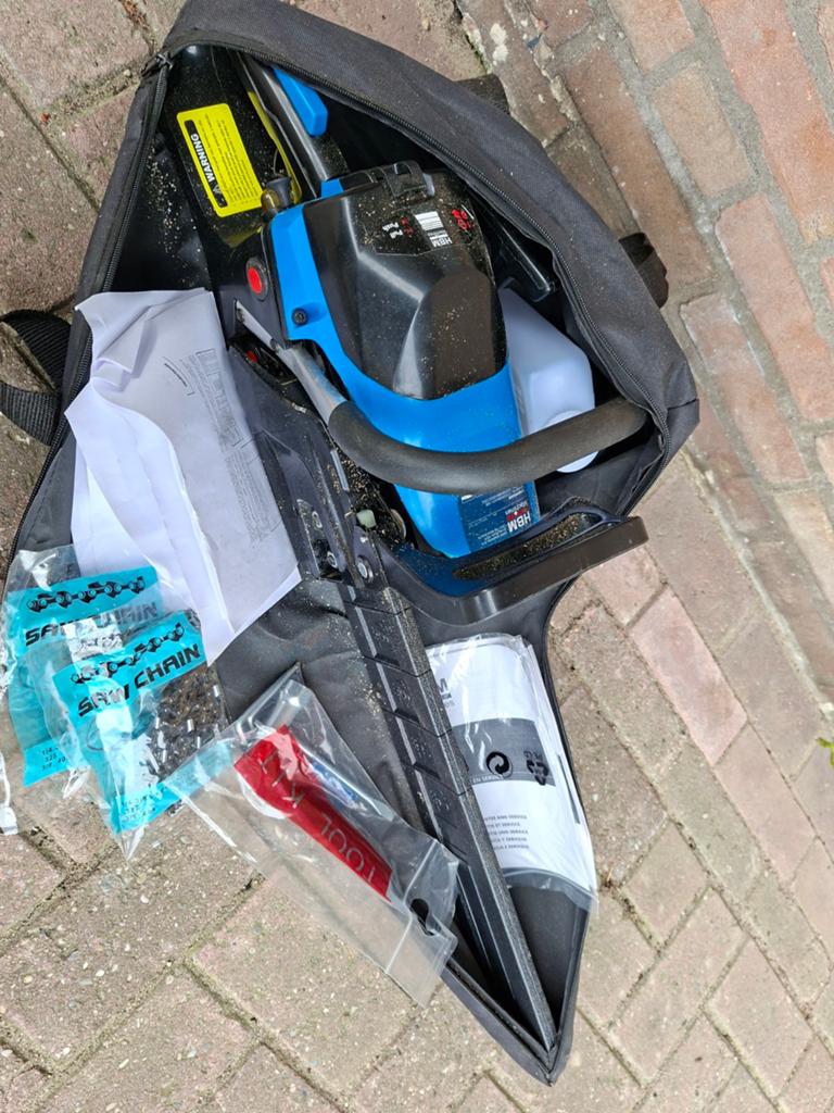 HBM Benzine kettingzaag, Ophalen, 1200 watt of meer, Kettingzaag, 70 mm of meer
