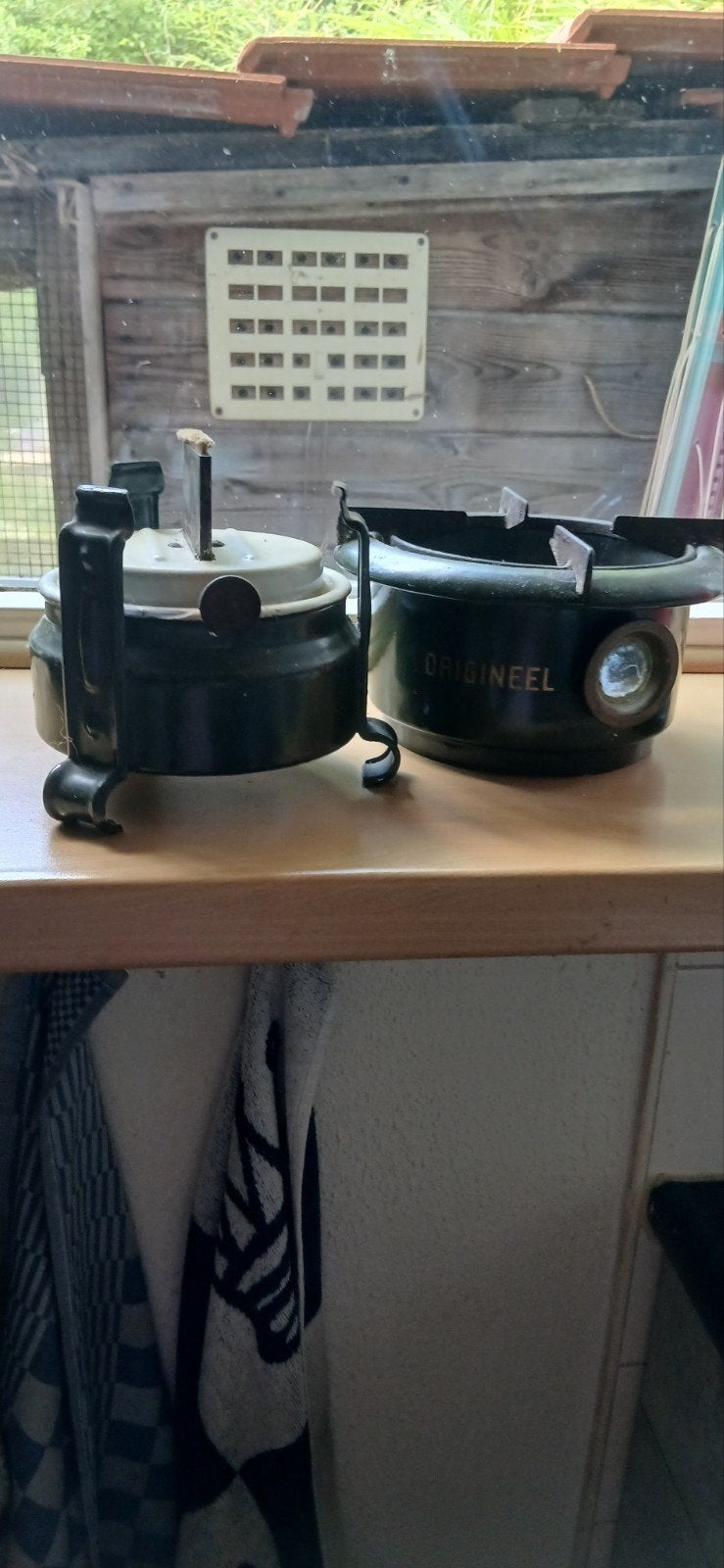 Vintage petroleum kooktoestel - Origineel 20cm, Ophalen