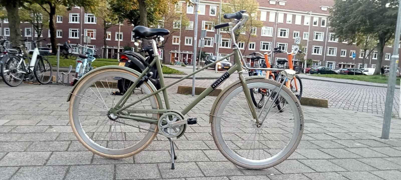veloretti Caféraser Desert Moss, Minder dan 10 versnellingen, 53 tot 56 cm, Zo goed als nieuw, Ophalen