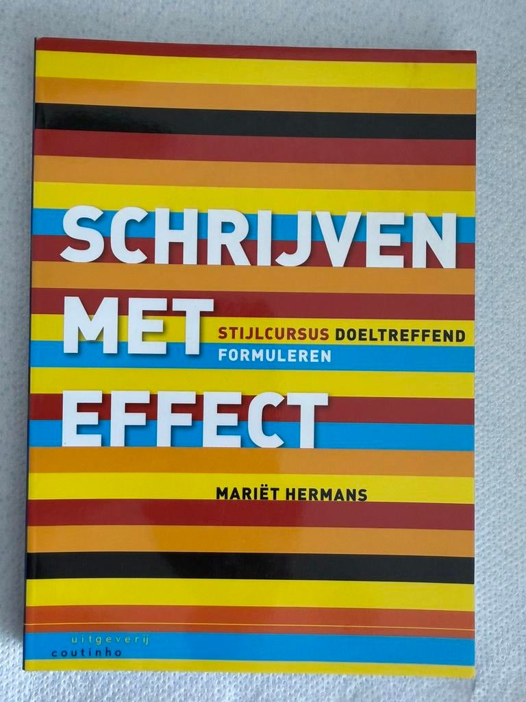 Schrijven met Effect, Boeken, Studieboeken en Cursussen, Ophalen of Verzenden, Alpha, Nieuw, Niet van toepassing