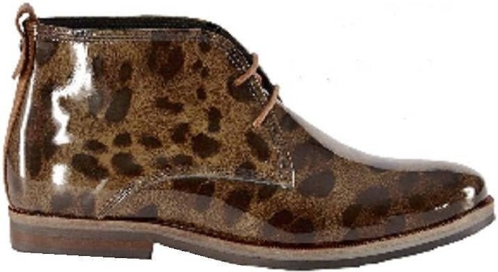 SPM Enkelboot Lakleer Maat 40, Kleding | Dames, Schoenen, Lage of Enkellaarzen, Ophalen of Verzenden, Zo goed als nieuw, Bruin