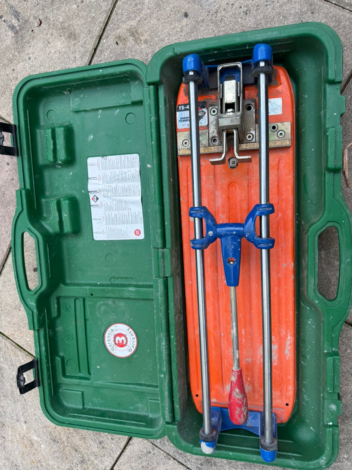 Te koop Rubi tegelsnijder TS 40, Ophalen, Gebruikt, Snijgereedschap