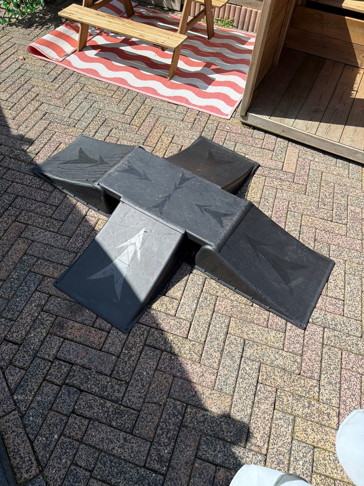 Multi Ramp voor Skateboard, Step of Fiets, Ophalen of Verzenden, Gebruikt