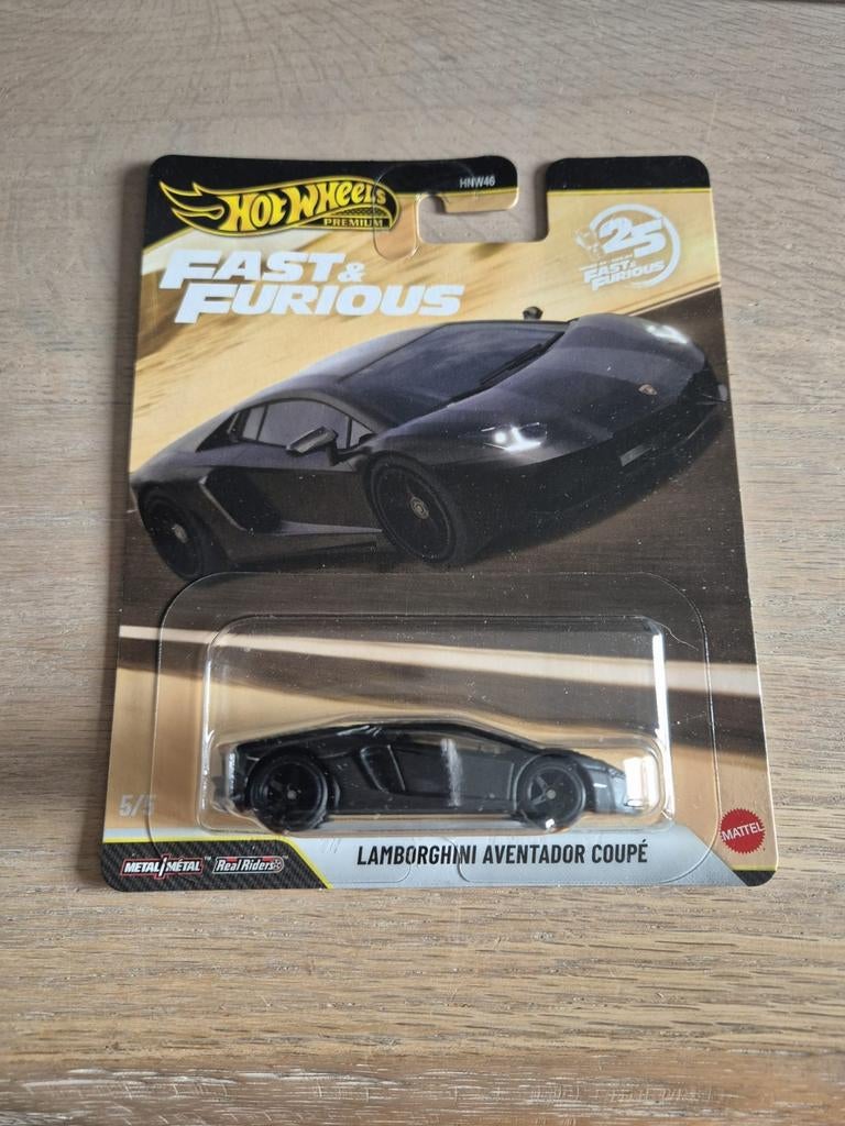 Hot Wheels Premium Fast and Furious - Lamborghini Aventador, Ophalen of Verzenden, Nieuw, Auto
