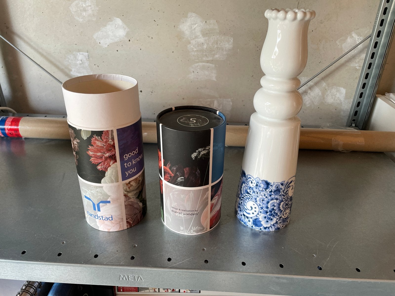 Delfts Blauwe Tulpenvaas - Marcel Wanders x Randstad, Ophalen