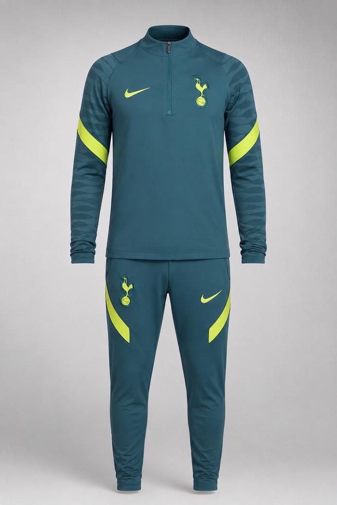 Nike Tottenham Hotspur Trainingspak - Groen/Geel, Maat 48/50 (M), Ophalen of Verzenden, Zo goed als nieuw, Voetbal