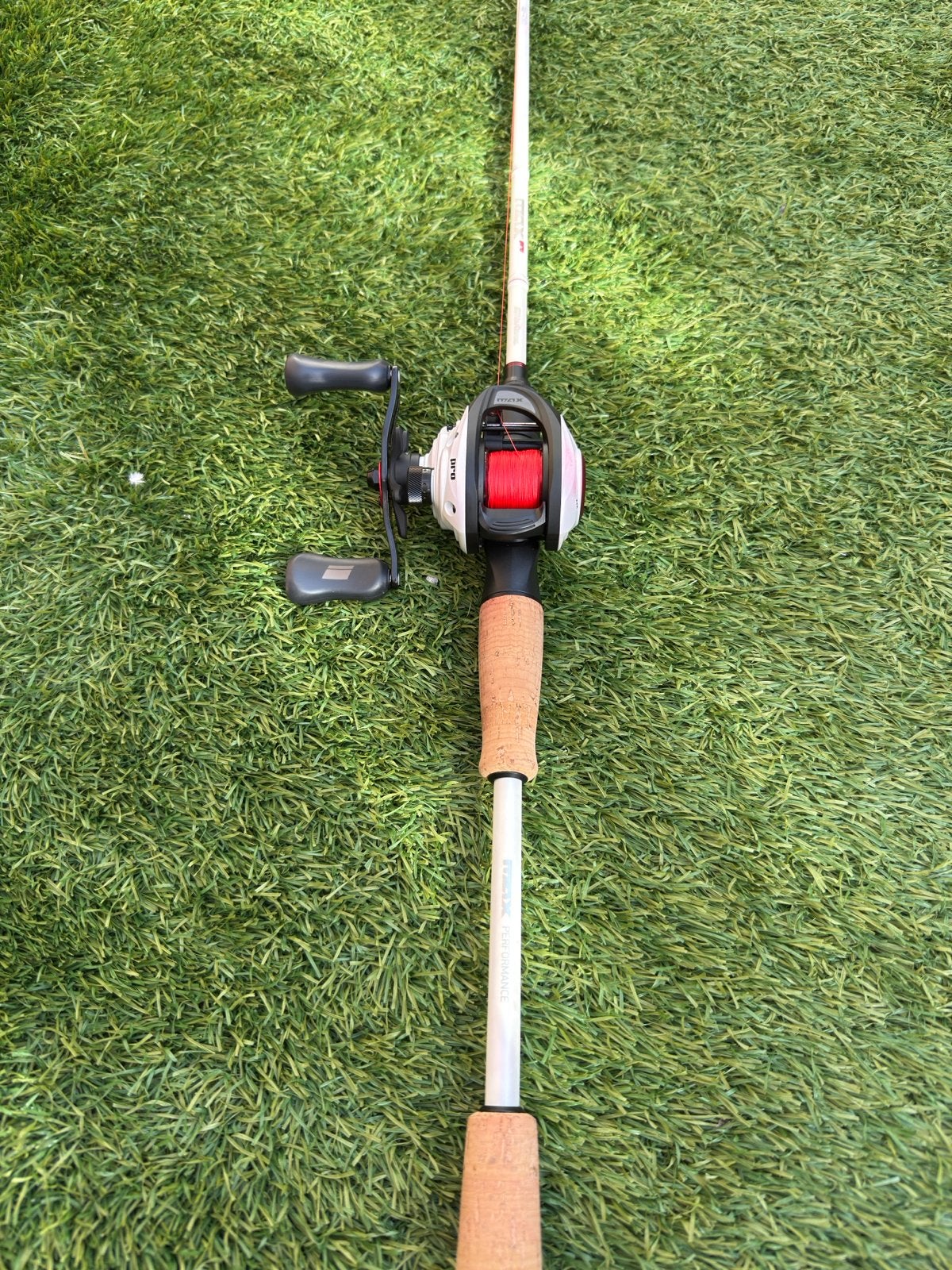 Abu Garcia Max Pro Casting Combo 1.98m 10-40g, Ophalen of Verzenden, Zo goed als nieuw, Complete set