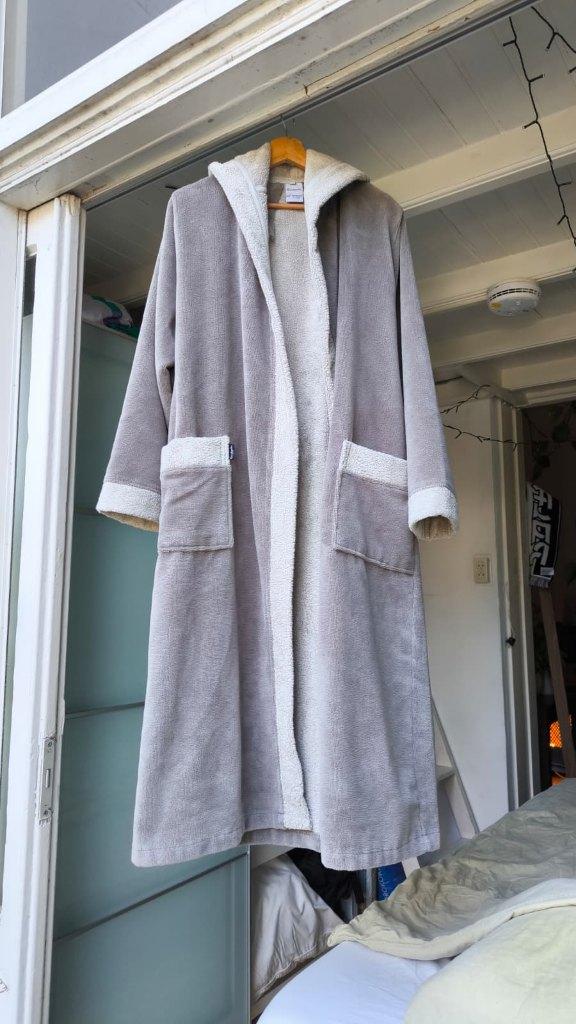 Van Dyck badjas GEORGIA multi unisex, maat M (medium), Ophalen of Verzenden, Maat 48/50 (M), Beige, Van Dyck