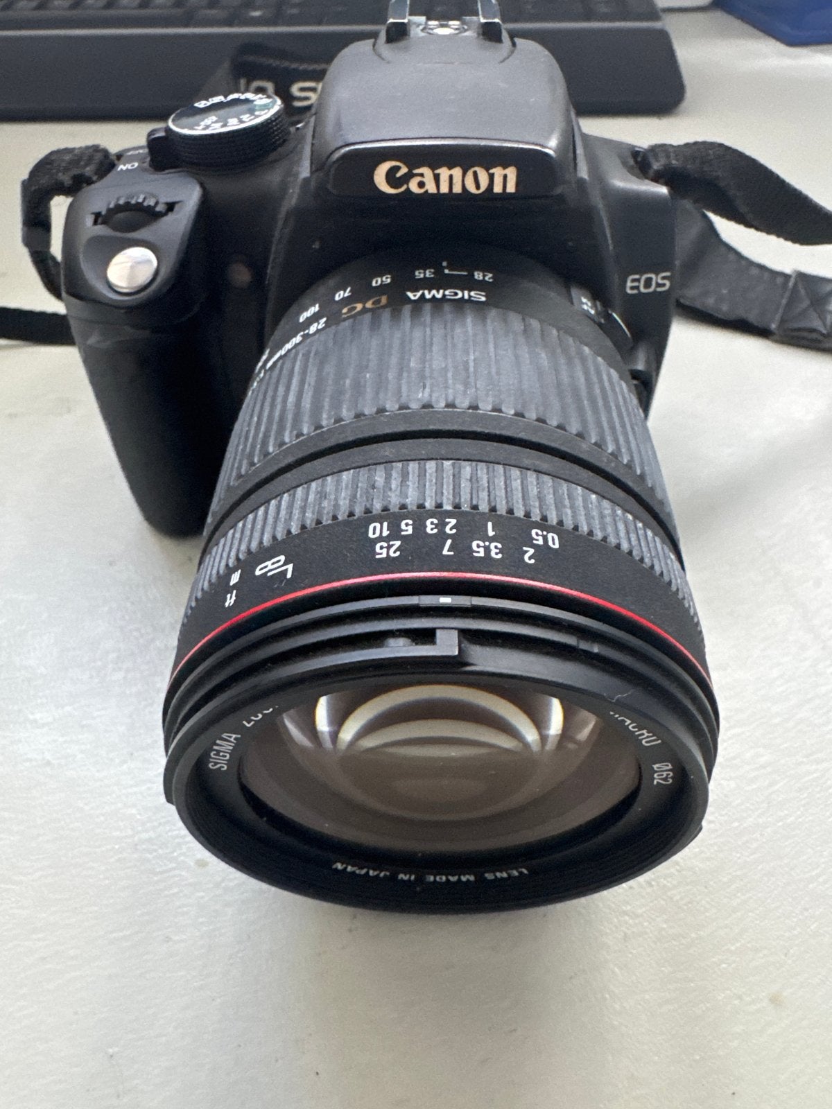 Canon EOS 350D met Sigma en Pentacon lenzen, en tas, Ingebouwde flitser, Gebruikt, Spiegelreflex, Canon