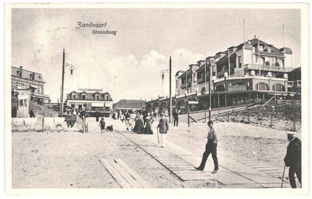 700040	Zandvoort	1909 Strandweg	Gelopen met postzegel