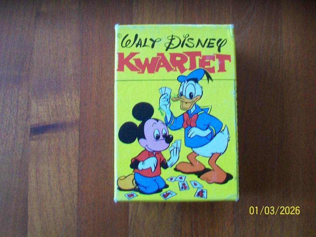 Walt Disney Kwartet ( Donald Duck, Mickey Mouse), Verzenden, Zo goed als nieuw, Kwartet(ten)