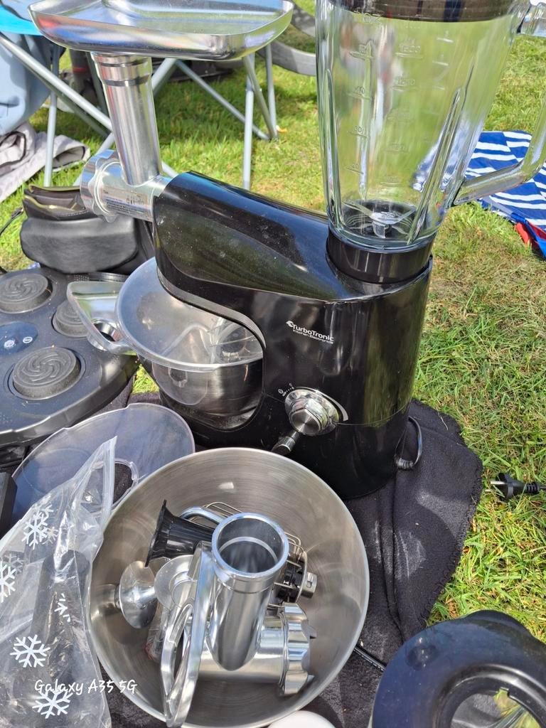 Keukenmachine met Blender en Vleesmolen, 1 tot 2 liter, Ophalen of Verzenden, Vaatwasserbestendig, 3 snelheden of meer