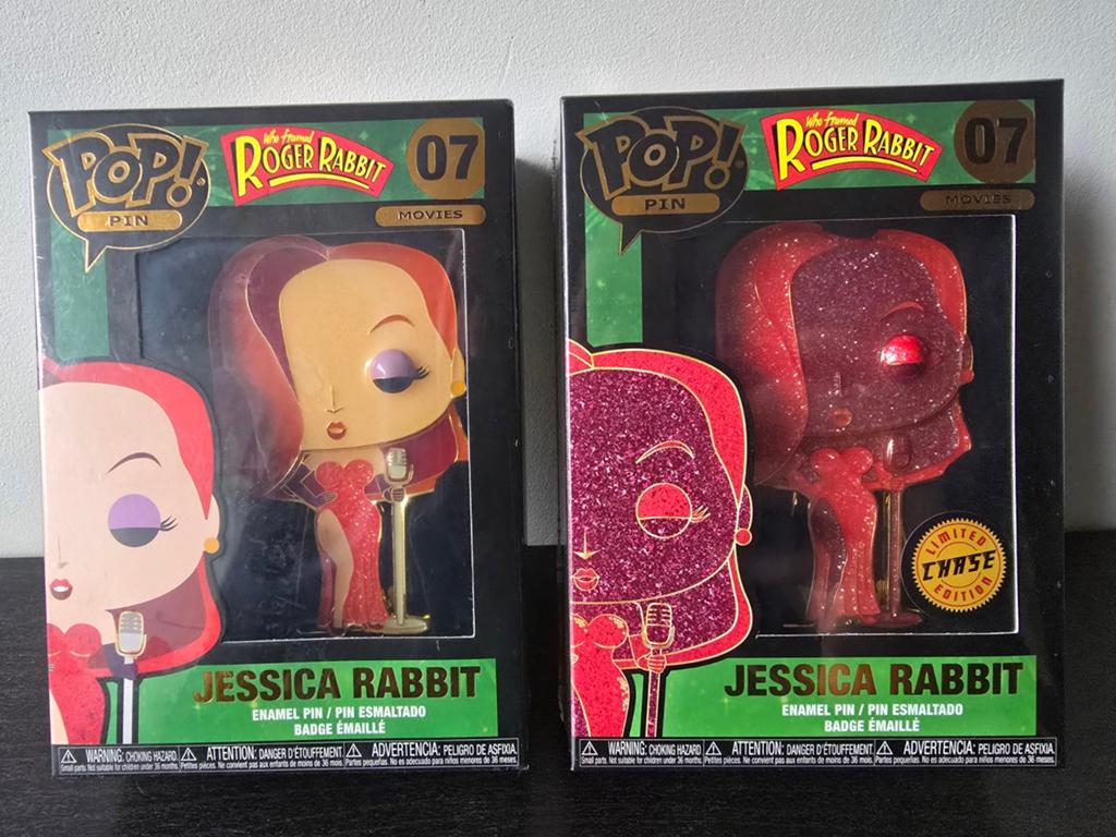 Funko Pin : Roger Rabbit - Jessica Rabbit 07 + Chase (Nieuw), Verzamelen, Ophalen of Verzenden, Nieuw
