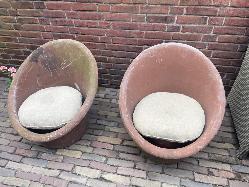 Ole gjerlov knudsen 2 skopa stoelen kunststof vintage, Ophalen
