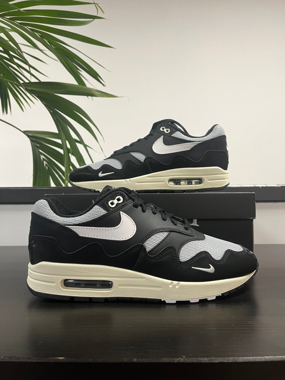 Nike Air Max 1 Patta Waves Black, Zwart, Nieuw, Ophalen of Verzenden, Sneakers of Gympen