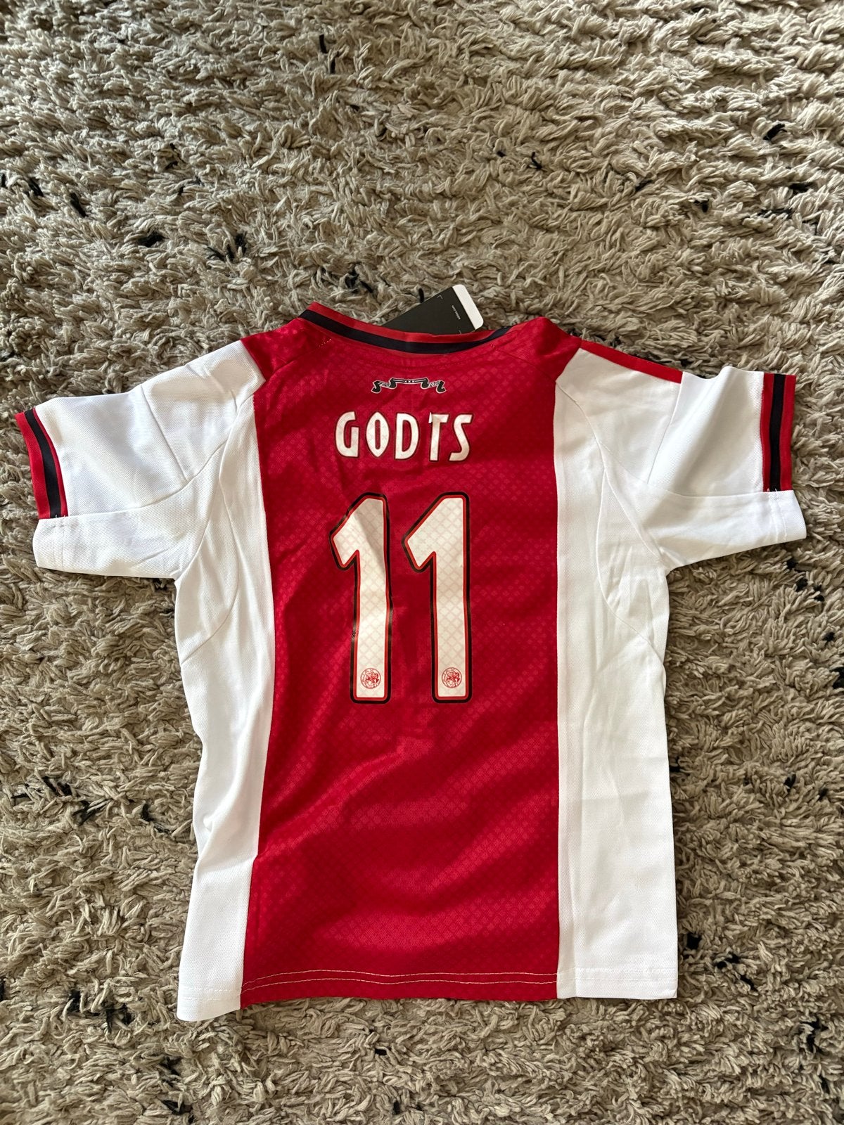 Ajax thuistenue maat 22 (7-8 jaar) - Nieuw met kaartjes, Maat M, Ophalen, Nieuw, Set