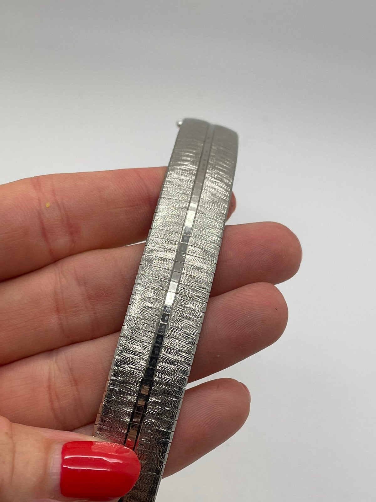 F175 Prachtige antieke 835 zilveren armband, Ophalen of Verzenden, Zilver, Armband