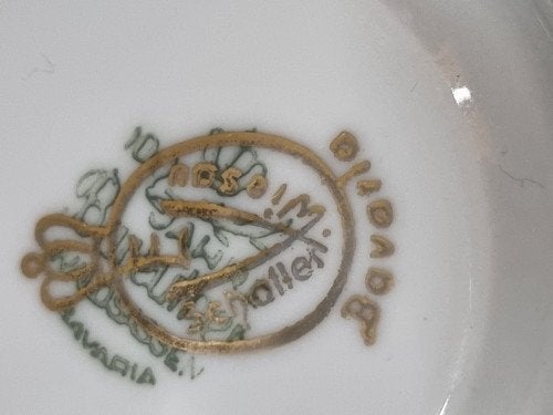 mokka servies 22k gold bareuten waldsassen bavaria, Ophalen of Verzenden, 'T Olde Gre-j, Info@toldegrej.nl, Endepoelstraat 20f Didam