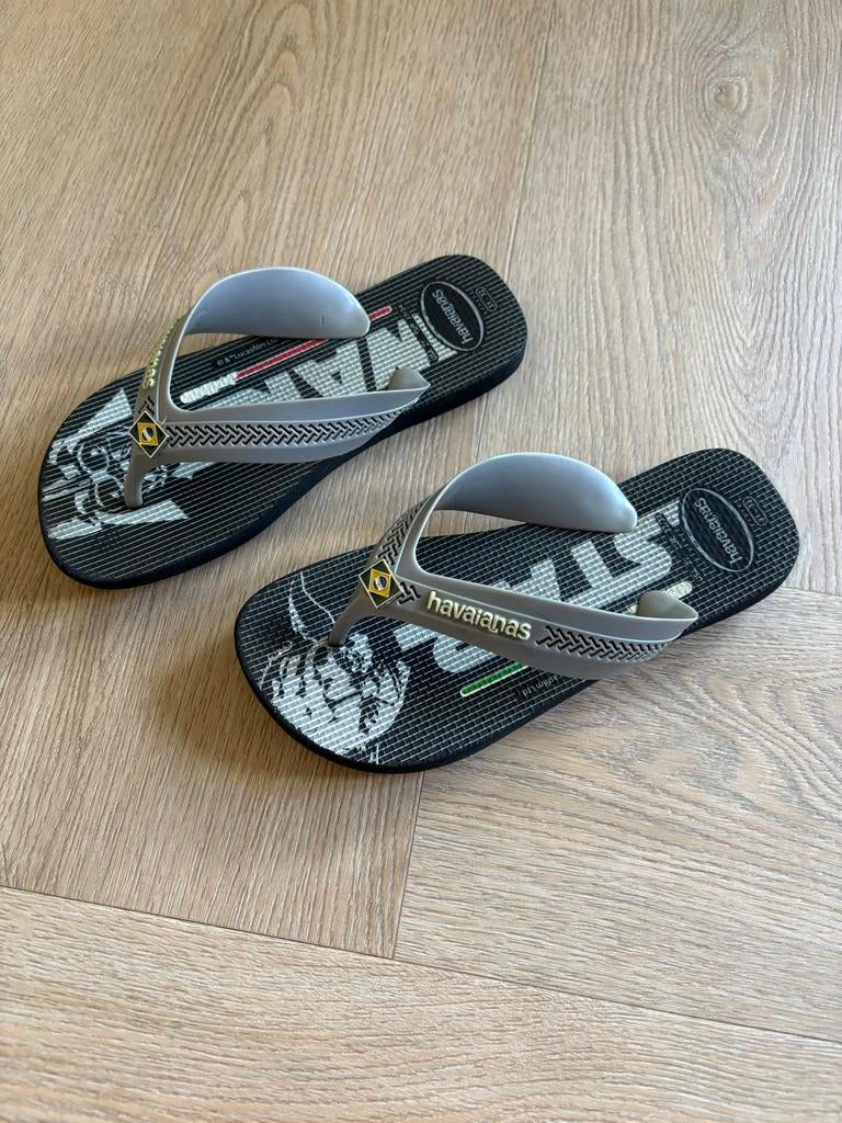 Havaianas Star Wars Slippers Maat 31-32, Gebruikt, Overige typen, Ophalen of Verzenden, Jongen