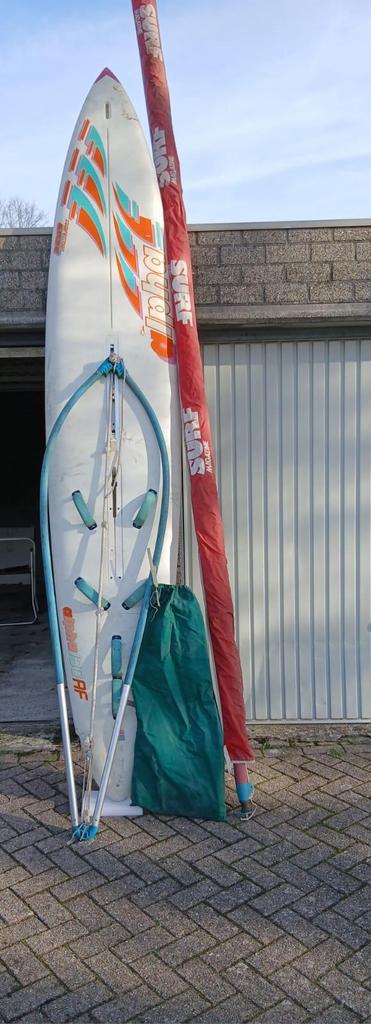 Surfset, Watersport en Boten, Windsurfen, Ophalen of Verzenden, Gebruikt, 300 cm of meer, Complete set