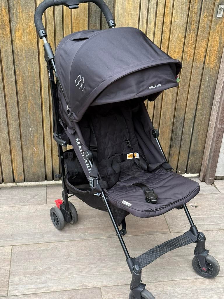 Buggy Maclaren Quest Arc Zwart, Kinderen en Baby's, Buggy's, Ophalen, Zo goed als nieuw, Maclaren, Zonnekap