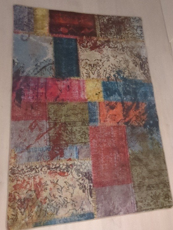 Kleurrijk Patchwork Vloerkleed - 160x230 cm, Ophalen, 150 tot 200 cm, 200 cm of meer, Rechthoekig