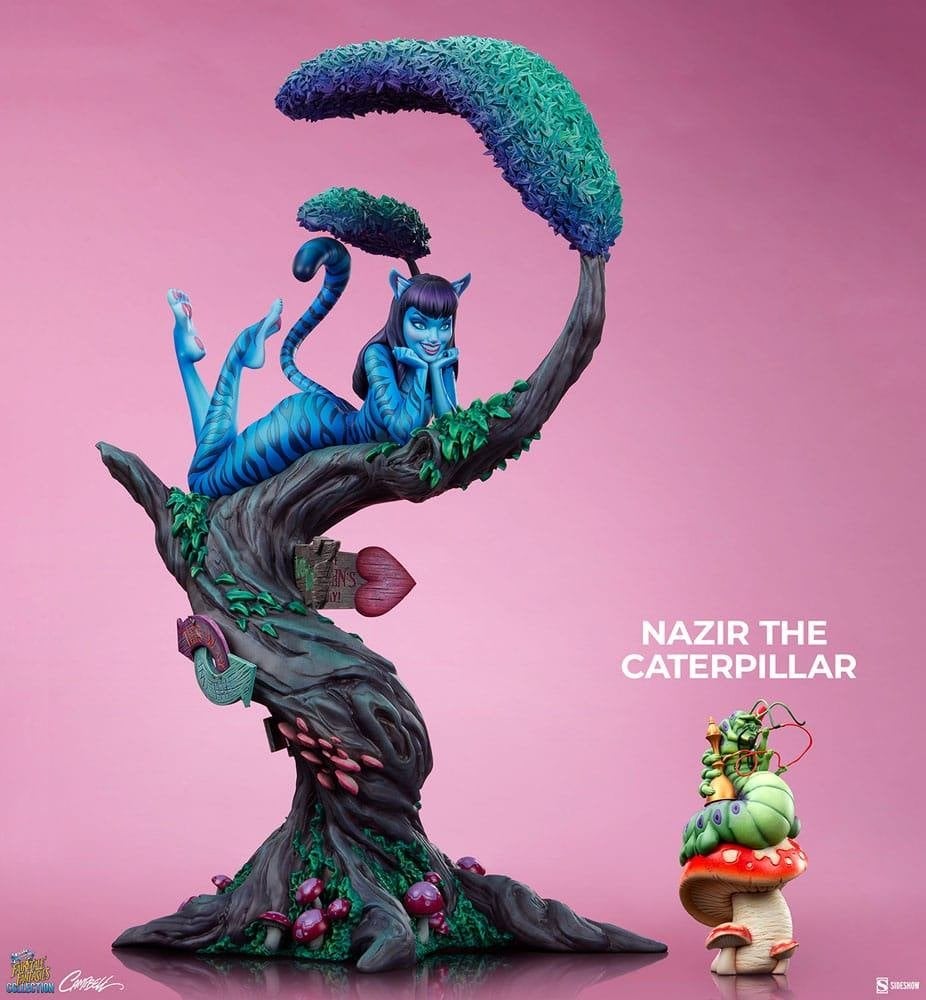 Sideshow Fairytale Fantasies Statue Lady Cheshire Cat Deluxe, Ophalen of Verzenden, Nieuw, Fantasy