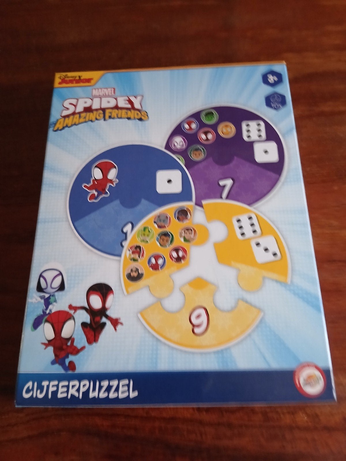 Spidey and His Amazing Friends Cijferpuzzel, Een of twee spelers, Ophalen of Verzenden, Zo goed als nieuw, Marvel