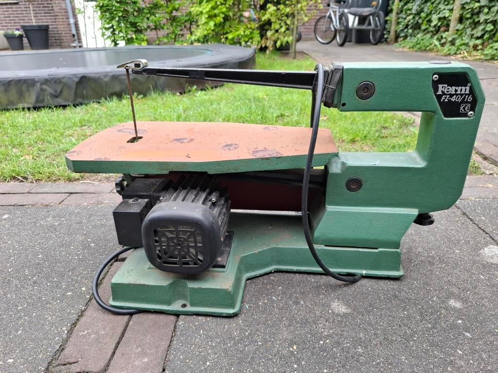 Ferm FZ-40/16 elektrische figuurzaag, Ophalen, Minder dan 30 mm, Gebruikt, Ferm
