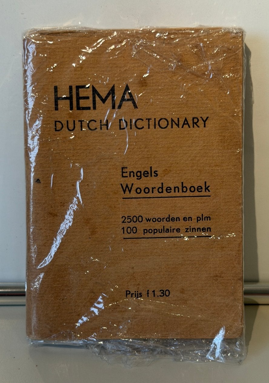Vintage HEMA Engels Woordenboek - 1940, Ophalen of Verzenden, Nieuw, Overige uitgevers, Engels