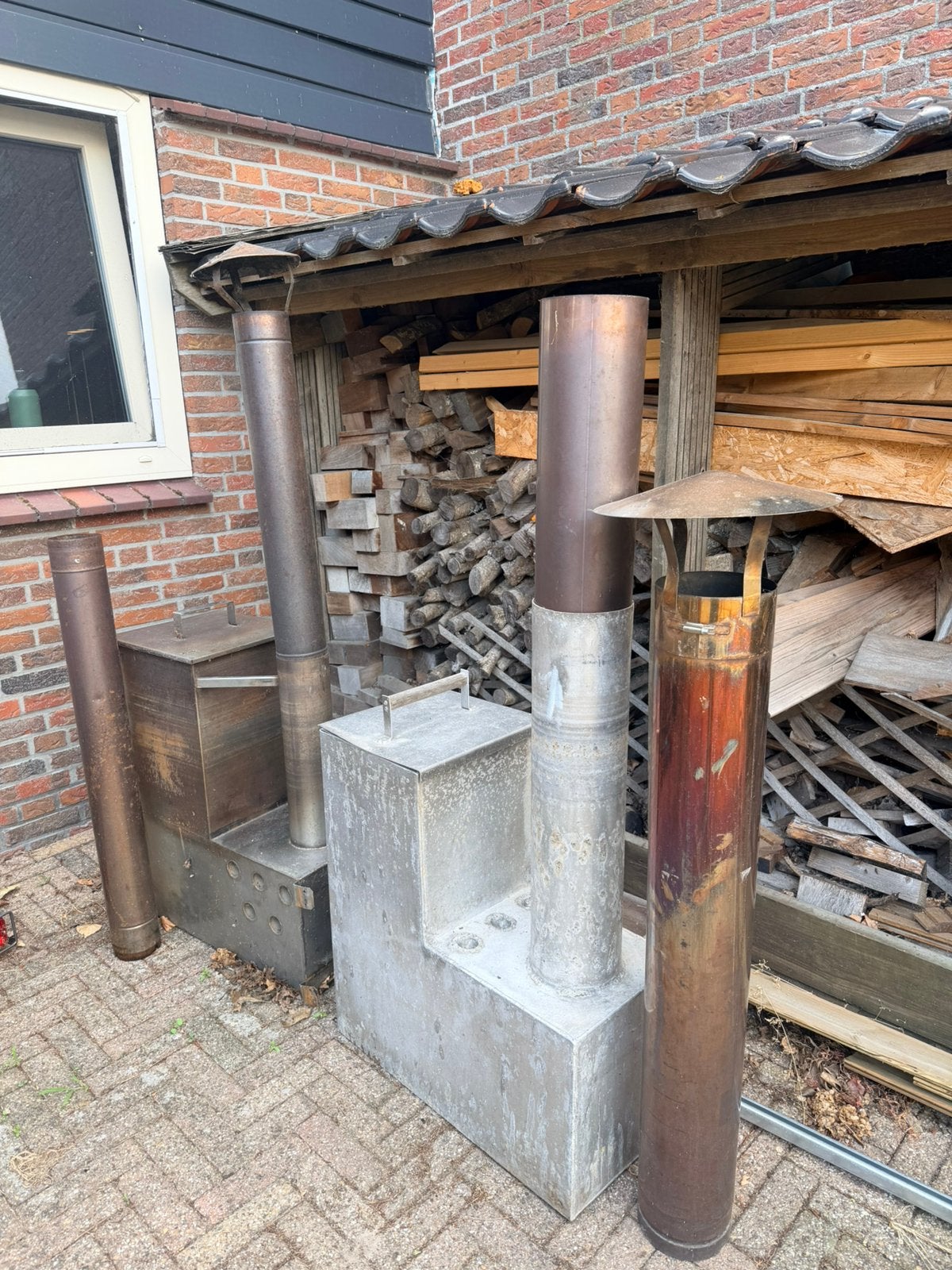 Hottub kachel 2x rvs en aluminium, Ophalen, Zo goed als nieuw