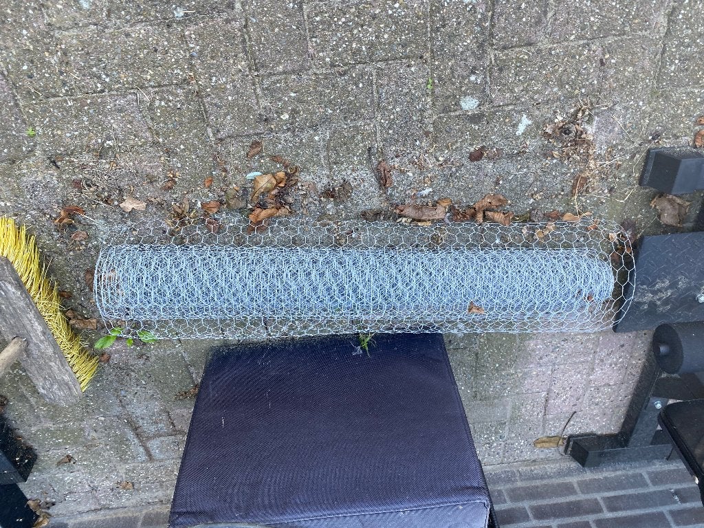 Rol kippengaas, Ophalen, Nieuw