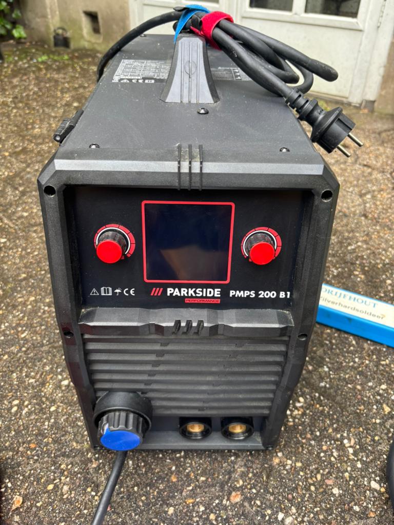 Parkside Performance PMPS  MIG/TIG/MMA lasapparaat, Ophalen, Zo goed als nieuw, 150 tot 250 ampère