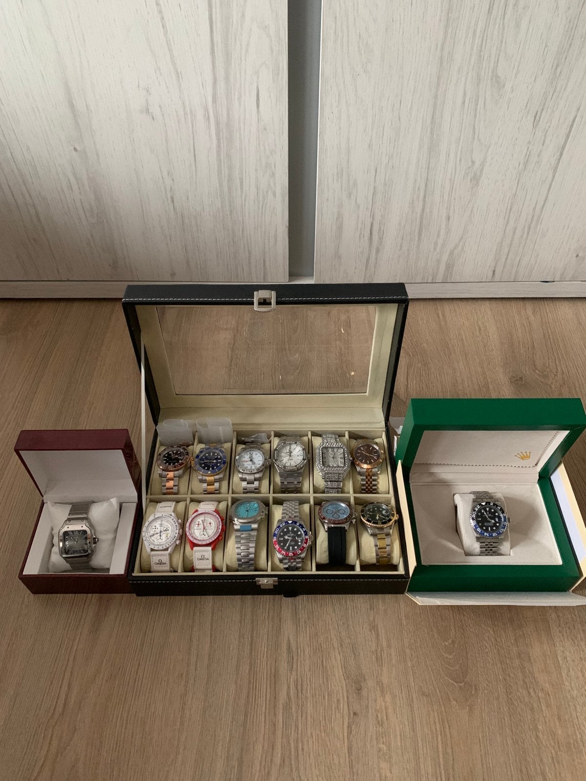 Luxe horloge’s, Overige merken, Staal, Staal, Polshorloge