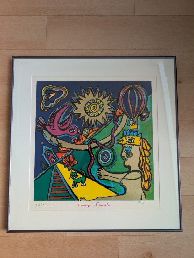 Hommage à Corneille - Paul J. Daemen (1994) Oplage 16/200, Ophalen