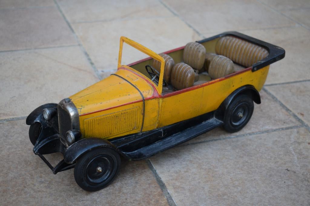 Zeldzame blikken speelgoed Citroen C4 torpedo bus 1928, Ophalen of Verzenden