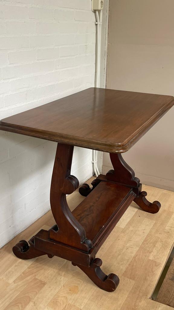 mahonie Biedermeier/Victoriaanse tafel side table bijzettafe, Ophalen