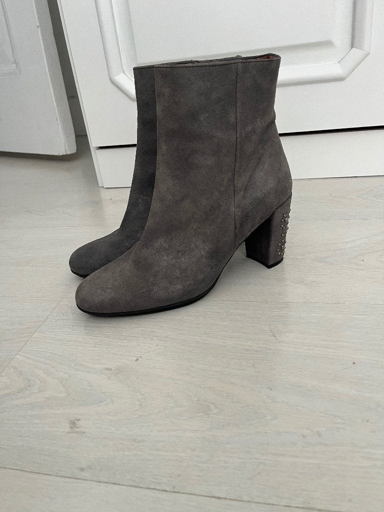 Mt 38 hispanitas laarzen leren leer schoenen enkellaarsjes, Hispanitas, Lage of Enkellaarzen, Ophalen of Verzenden, Zo goed als nieuw