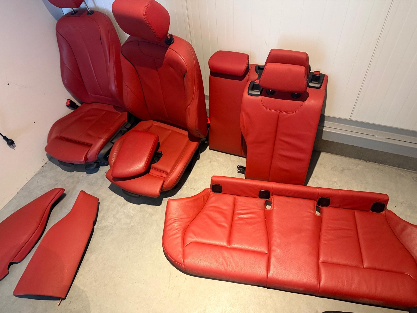 BMW 1 Serie F20 F21 Rood Leder Interieur Sportstoelen, Auto-onderdelen, Ophalen of Verzenden, Gebruikt, BMW