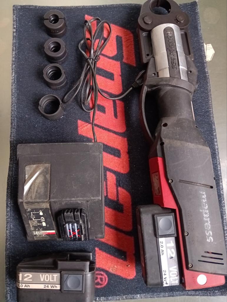 Mapress persmachine met toebehoren, Doe-het-zelf en Verbouw, Gereedschap | Handgereedschap, Ophalen, Gebruikt